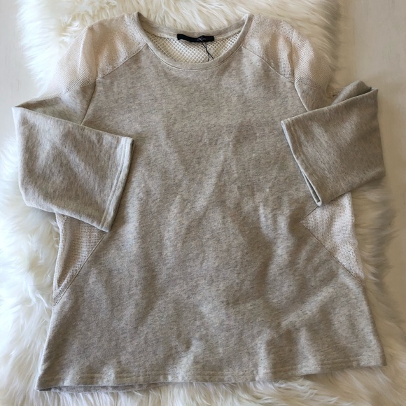 SUGARLIPS Cream Sweater with Mesh Cutout Design - Picture 13 of 14